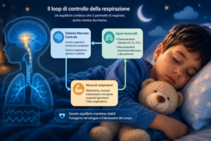 controllo della respirazione notturna nei bambini